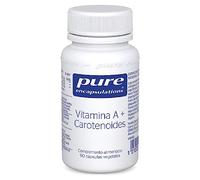 PURE ENCAPSULATIONS Vitamina A + Carotenoides, Combinación de Vitamina A, Luteína, Astaxantina y Zeaxantina, Importante para la Visión, 90 Cápsulas Vegetales