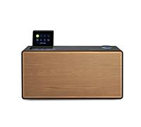 Pure Evoke Home - Sistema de música Todo en uno (Radio Dab+/FM, Radio por Internet, Spotify Connect, Bluetooth, Reproductor de CD), edición Especial, Negro/Madera