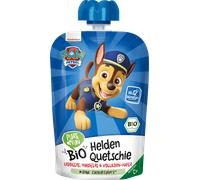 PURE&FUN PAW Patrol - Bolsita de Fruta Bio - Chase - 100 g PURE&FUN