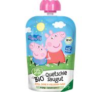 PURE&FUN Peppa Pig - Bolsita de Fruta Bio - 100 g PURE&FUN