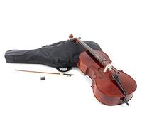 PURE GEWA HW Set de madera dura - Violonchelo 3/4, Set listo para tocar, incl. funda para violonchelo, arco, colofonia, afinador fino, espiga