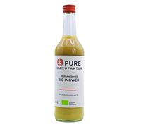 Pure Ginger Jengibre peruano ecológico sin azúcar ni aditivos artificiales, 500 ml.