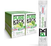 PURE KICK Hydration Singles to Go Drink Mix, Sonic Limeade, incluye 12 cajas con 6 paquetes en cada caja, 72 paquetes en total