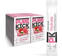 Pure Kick Hydration Singles To Go Drink Mix, Strawberry Watermelon, Includes 12 Boxes with 6 Packets in each Box, 72 Total Packets