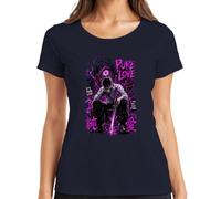 Pure Love I Will Kill Yuji Itado Japan Y2K - Camiseta para mujer, azul marino, L