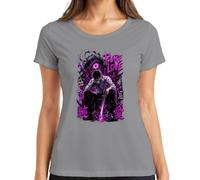 Pure Love I Will Kill Yuji Itado Japan Y2K - Camiseta para mujer, gris, XXL