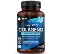 Pure Marine Collagen Type 1 1500mg(100%) - 180 Capusles Hydrolysed Collagen Peptides Enhanced with Hyaluronic Acid & Vitamin C, High Strength Supplements for Women and Men