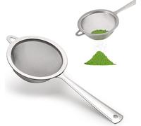 Pure Matcha Tamiz, colador de té, malla ultrafina, acero inoxidable, elimina los grumos de polvo del té verde