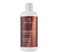 Pure Mineral - Champú Nutritivo con Aceite de Coco - Fortalece y Da Brillo al Cabello Seco - Vitaminas y Minerales - Sin sulfatos, parabenos, petrolatos - 500ml
