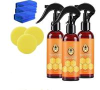 Pure Natural Beeswax Spray, 2025 Upgrade Beeswax Furniture Polish For Wood,Natural Beeswax Polish and Cleaner, For Living Room,Kitchen,Furnishings And Wooden Floors (3)