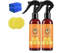 Pure Natural Beeswax Spray, 2025 Upgrade Beeswax Furniture Polish For Wood,Natural Beeswax Polish and Cleaner, For Living Room,Kitchen,Furnishings And Wooden Floors (2)