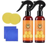 Pure Natural Beeswax Spray - 2025 Upgrade Natural Beeswax Spray Furniture Polish, The Original Micro Molecularized Beewax Care Restorer for Living Rooms,Kitchens,Wood Furniture Floors 120ml (2)
