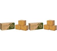 Pure Now Jabón Aleppo 3 x ca 200g, 85% aceite de oliva 15% aceite de laurel, PH neutro, desintoxicación, hecho a mano (Paquete de 2)