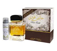 Pure Oudi (Khalis Oudi) 100 ml Edp Spray por Lattafa Nut Meg Agar Wood+Deo Libre Dentro