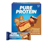 Pure Protein Bars, High Protein, Nurtritious Snacks to Support Energy, Low Sugar, Gluten Free, Chocolate Salted Caramel, 1.76oz, 12 Pack