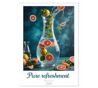 Pure refreshment - Infused water (Wall Calendar 2026 DIN A3 portrait), CALVENDO 12 Month Wall Calendar: Refreshing and healthy infusion ideas.