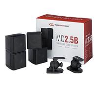 Pure Resonance Audio MC2.5B - Mini Cube Speaker Dual 2.5' Swivel Surround Sound (Pair Black)