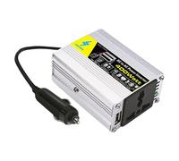 Pure Sine Inverter - Power Inverter 400W, 12V DC to 220V AC Car Converter, Battery Clips, Remote Controller, USB Port, Home RV Camping Truck Usage, Portable Electrical Supply Device