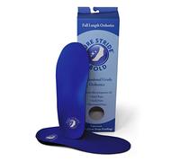 Pure Stride Bold Professional - Ortesis de longitud completa - Soporte de zapatos para metatarsios, arco alto, pies planos, alivio del dolor para fascitis plantar, arco, talón, Bold Blue, M 13-13.5