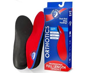 Pure Stride - Plantilla ortopédica (1 par), para hombre de 9 a 9,5, para mujer de 11 a 11,5