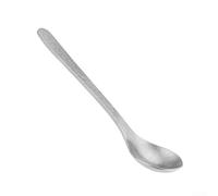 Pure Ti - Cuchara de café ligera para acampar al aire libre, resistente a la corrosión, apta para lavavajillas, diseño minimalista para senderismo, picnic, gris (estilo B)