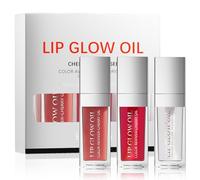 Pure Vie Lip Oil, 3pcs Gloss Labios Voluminizador Labios Bálsamo Labial con Color Tinte Labial Aceite Labial Brillo de Labios, Larga Duración Lip Gloss Gloss Labios para Brillante Hidratante