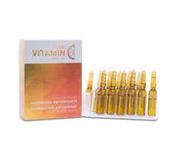 PURE VITAMIN Serum Vitamina C Ampollas. Serum Facial Concentrado Iluminador Antioxidante Vitamina C y Vitamina D. Serum Regenerador, reafirmante y antiarrugas. Marca Noche y Día. 12 Ampollas x 2 ml