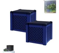 Pure Water Cube 2.0 - Filtro de agua para acuarios, cubo purificador de agua ecológico, diseño de panal de abeja de larga duración, estanques y tanques de ganado para peceras, canales de caballos (2