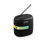 Pure Woodland Mini Altavoz para Exteriores con Bluetooth y Radio Dab+/FM (Resistente al Agua IP67, portátil, batería de 14h jardín y Camping) Verde