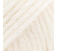 Pure Wool - Hilo de tejer supervoluminoso de lana pura para tejer, 1.8 oz 55 yardas por bola (01 blanco)