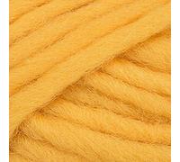 Pure Wool - Hilo de tejer supervoluminoso de lana pura para tejer, 1.8 oz 55 yardas por bola (24 amarillos)
