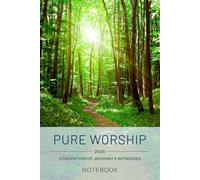 Pure Worship 2025 Convention of Jehovah’s Witnesses Notebook: Simple & Elegant Notes for the 2025 JW Regional Convention | Cover with a Forest Designed by Ruth | Program Inside | 6x9 | 110 pages