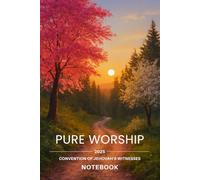 Pure Worship 2025 Convention of Jehovah’s Witnesses Notebook: Simple & Elegant Notes | JW Regional Convention | Cover with a Forest road - Designed by Ruth | Program Inside | 6x9 | 110 pages