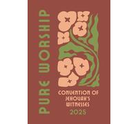 Pure Worship 2025 JW Regional Special Convention Notebook for Jehovah's Witnesses, Retro Flowers Edition