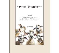 Pure Worship JW Convention 2025 cute Notebook 8.5 x 11”, assembly journal, special convention gift idea