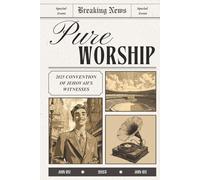 Pure Worship JW Convention 2025 Notebook 6x9”, retro vintage assembly journal, special convention gift idea