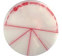 Pure2Improve Ghost Holes Putting Line-Ayuda para Entrenamiento, Unisex, Transparente, 4 Unidades