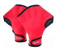Pure2Improve P2I200260 Guantes de Natación, Rojo, L