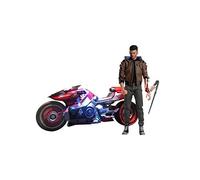 PureArts Limited - Cyberpunk 2077 V Macho y Bicicleta Figura articulada Escala 1/6 (Red)
