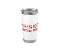 Pureblood Freedom Choice Awake Anti-Woke sin vacunar Vaso térmico de acero inoxidable de doble pared