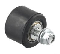 PureBowlic /2Pcs /8Mm/ Rodillo de cadena de motocicleta para /YFM350/YFZ350/Para Banshee, guía superior inferior del brazo oscilante con pernos y juntas, goma 35mm OD