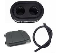 PureBowlic 594106 Kit de cubierta de filtro de aire para 550EX /725EXI/ 625EX/675EX /140Cc, reemplaza 593260 798452, incluye cubierta protectora de filtro y tubo de combustible negro