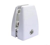 PureBowlic Abrazaderas de partición de escritorio de aluminio ajustables para pantallas de 2 a 18 mm, soportes divisores de oficina seguros, soportes de estante de escritorio de instalación rápida