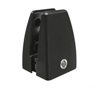 PureBowlic Abrazaderas de partición de escritorio de aluminio ajustables para pantallas de 2 a 18 mm, soportes divisores de oficina seguros, soportes de estante de escritorio de instalación rápida
