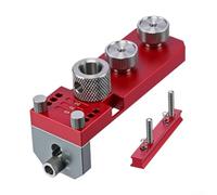 PureBowlic Accesorio de perforación de perfil de aluminio para serie 20/30/40, localizador de agujeros de precisión para rosca M6/M8, ayuda de perforación de aleación anodizada para marcos