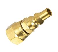 PureBowlic Adaptador de conexión rápida de gas propano RV de 1/4 pulgadas para parrilla de barbacoa, accesorio hembra de 3/8 pulgadas para estufas portátiles y fogatas de chef y Outland