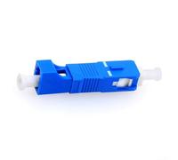 PureBowlic Adaptador de fibra óptica para medidor de potencia y bolígrafo de luz roja //SC-LC SCAPC-LCAPC SCAPC-LCUPC//Conector de brida Transferencia de señal óptica sin costuras Prueba de red