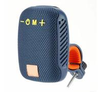 PureBowlic Altavoz inalámbrico portátil para bicicletas, audio compacto impermeable para exteriores para 500 mAh para batería, reproducción 3H, recargable tipo C, para mini sistema de sonido, para