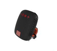 PureBowlic Altavoz inalámbrico portátil para bicicletas, audio compacto impermeable para exteriores para 500 mAh para batería, reproducción 3H, recargable tipo C, para mini sistema de sonido, para
