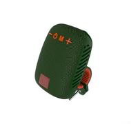 PureBowlic Altavoz inalámbrico portátil para bicicletas, audio compacto impermeable para exteriores para 500 mAh para batería, reproducción 3H, recargable tipo C, para mini sistema de sonido, para